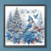 Diamond Painting-DIY Crystal Rhinestone Christmas Bluebird