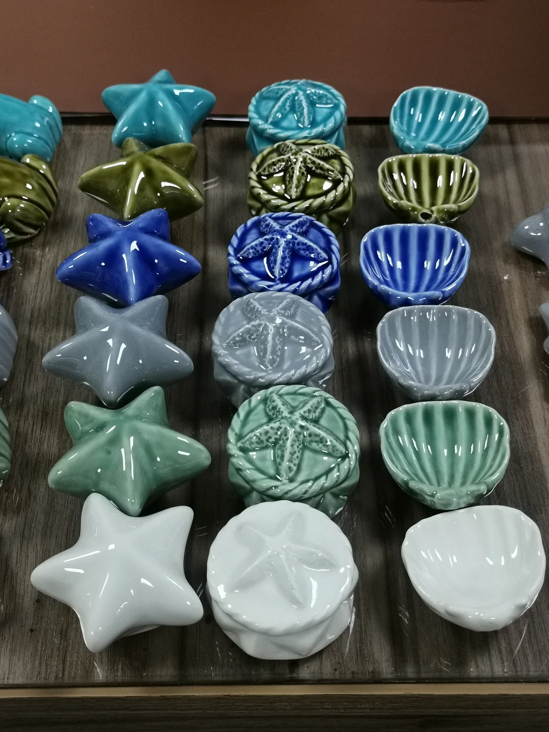 2 Sea Shell Porcelain Toilet Bolt Covers