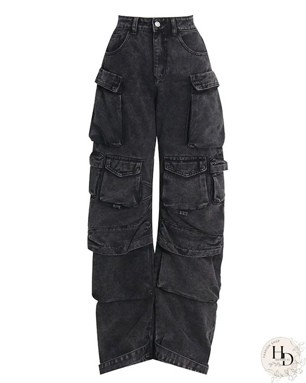 Janet Cargo Denim Jeans