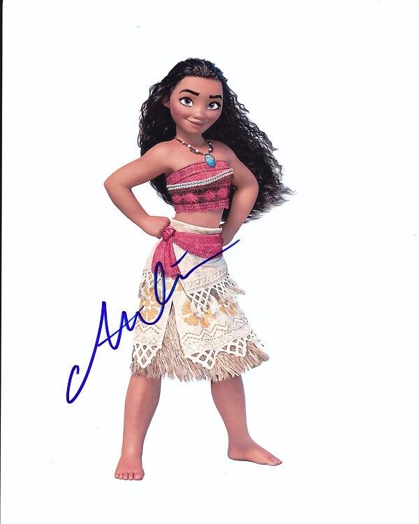 AULI'I CRAVALHO signed autographed DISNEY MOANA 8x10 Photo Poster painting