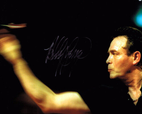 BOBBY GEORGE Darts Player HAND SIGNED Autograph 10x8 Photo Poster painting AFTAL RD COA