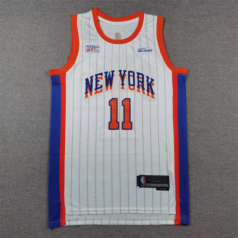 Unisex New York Knicks 2024/25 Embroidered Swingman Jersey City Edition 