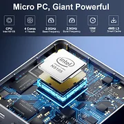 Intel 11th Jasper Lake N5105 Mini PC NucBox5 Windows 11 Pro