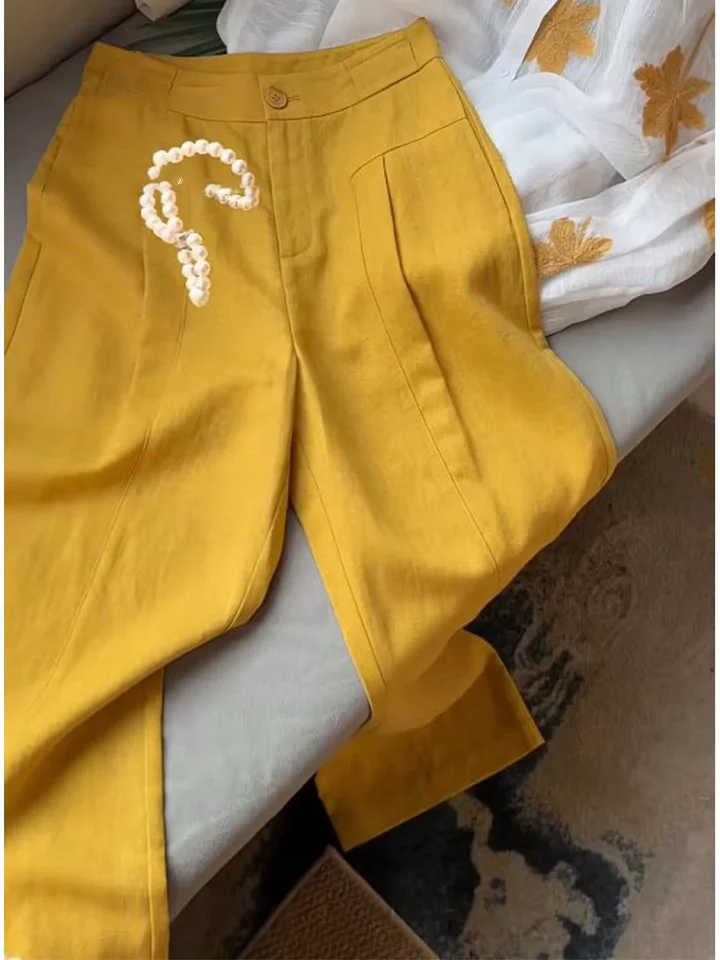 Women's Casual Tencel Linen Pants