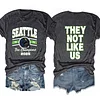Seattle Seahawks 2025 Super Bowl LX Champions Tee