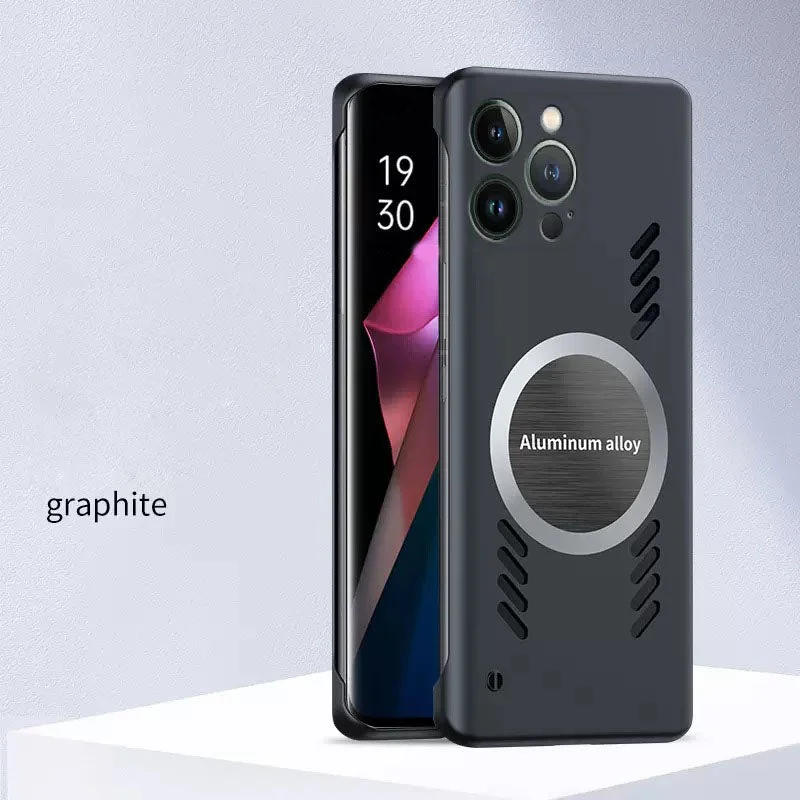 Borderless matte graphene cooling case for iPhone