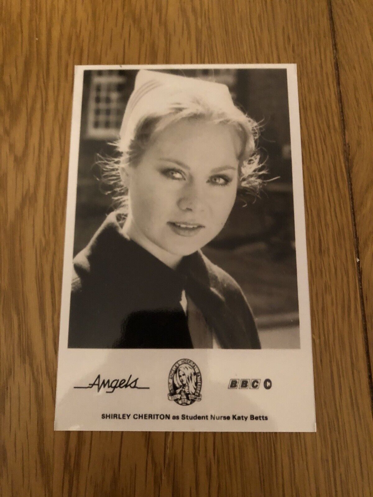 SHIRLEY CHERITON (ANGELS) UNSIGNED COPY OF BBC CAST Photo Poster painting