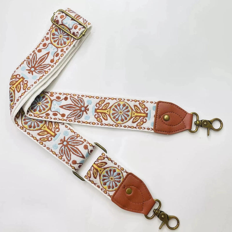 Hot Sale 5CM Ethnic Style Wide Shoulder Strap Retro Polyester Bag Strap Shoulder Messenger Bag Strap Guitar Strap Replaceable Shoulder Strap