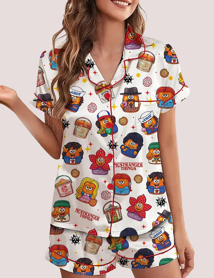Women's Stranger Things Season 5 McNugget Pajama Set