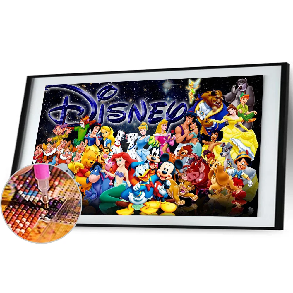 Diamond Painting - Full Round Drill - Disney Characters(75*45cm)