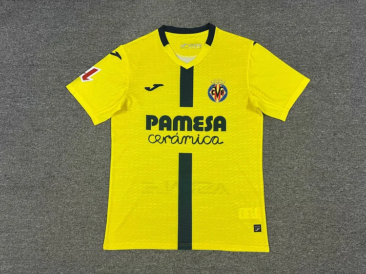 2025-26 New Season-Villarreal Home Jersey-Fans Edition