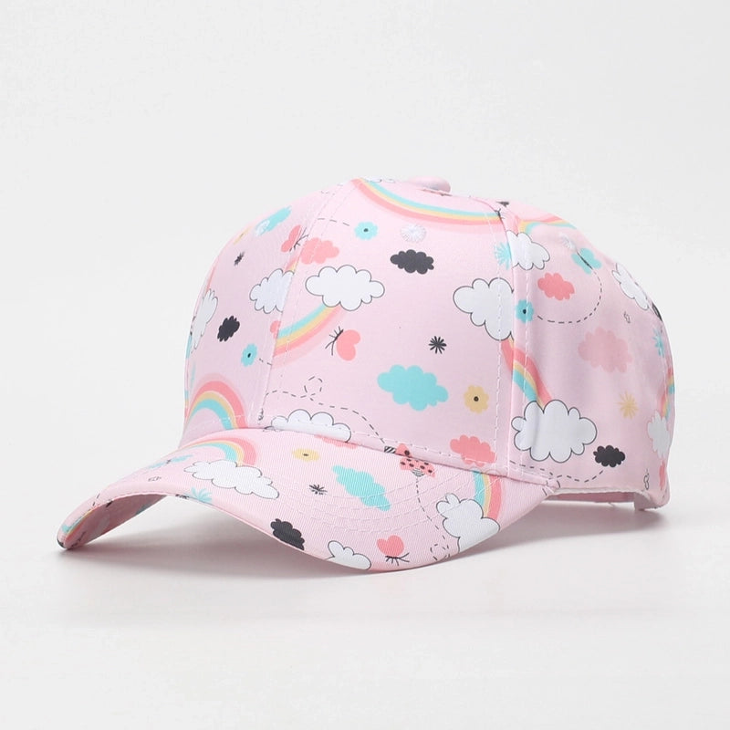 Children Unisex Streetwear Colorful Baseball Cap