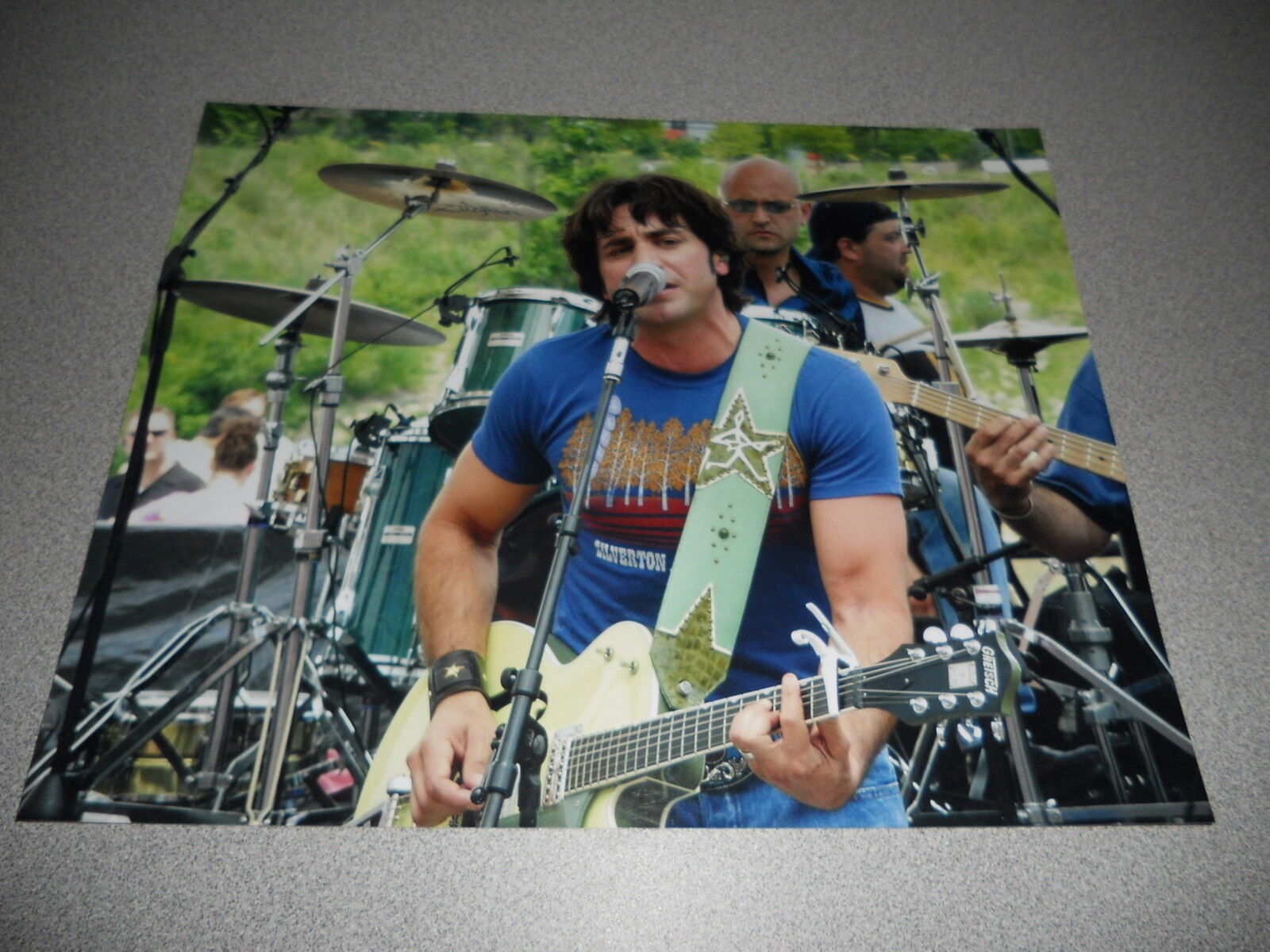 Steve Azar 8x10 Promo Photo Poster painting Sexy Country Guitar CD #1