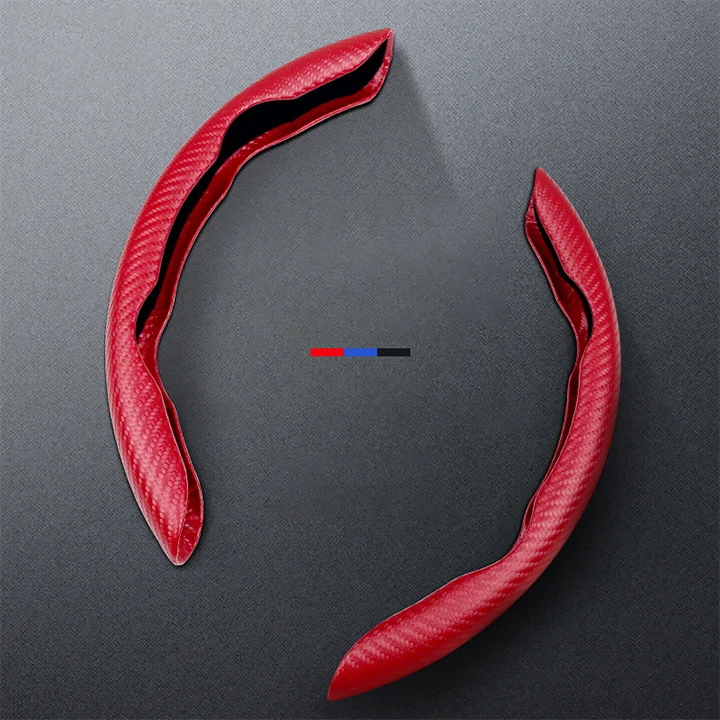 🔥HOT SALE🔥Car Carbon Fiber Steering Wheel Cover（2PCS）