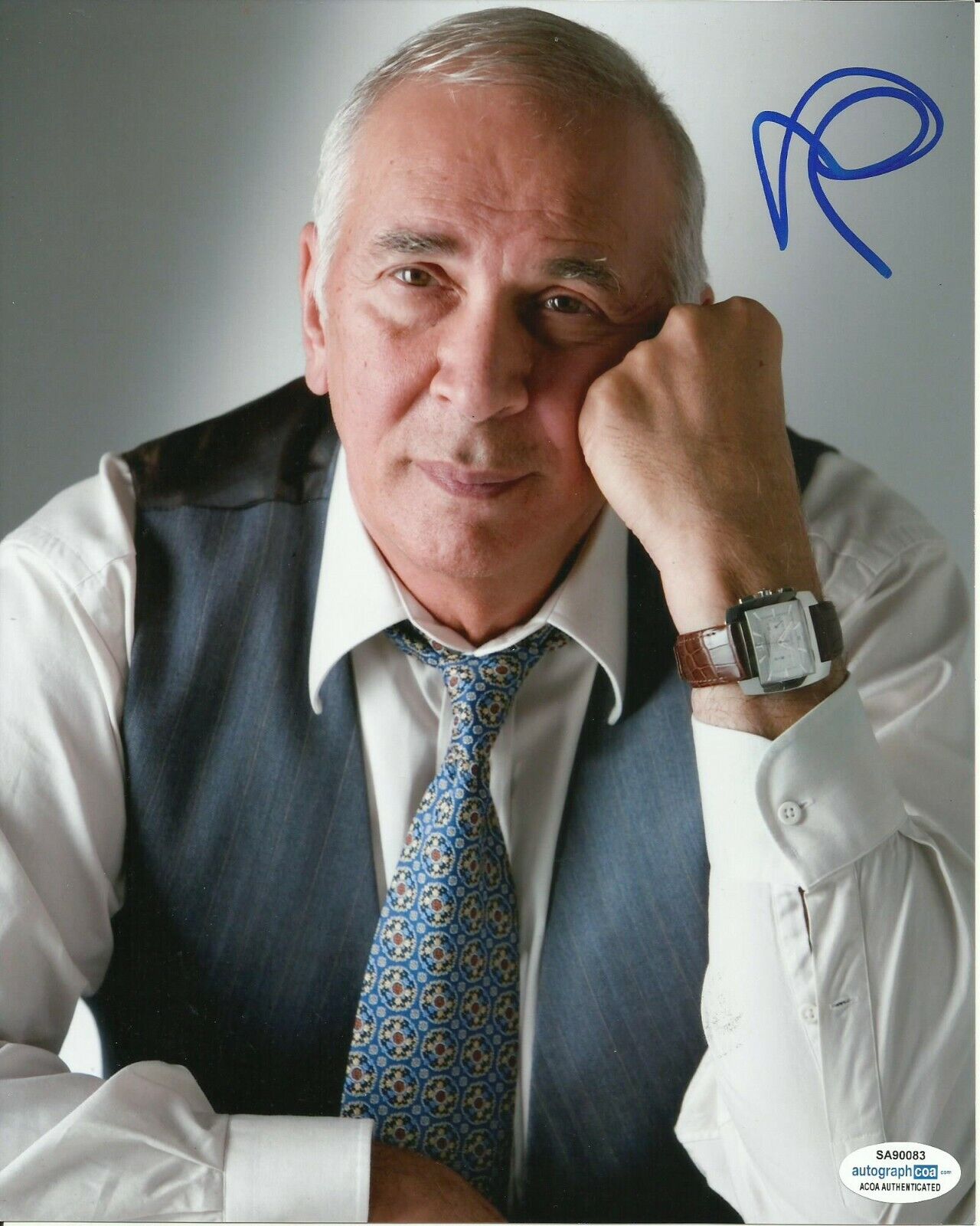 FRANK LANGELLA SIGNED COOL Photo Poster painting UACC REG 242 ALSO ACOA CERTIFIED