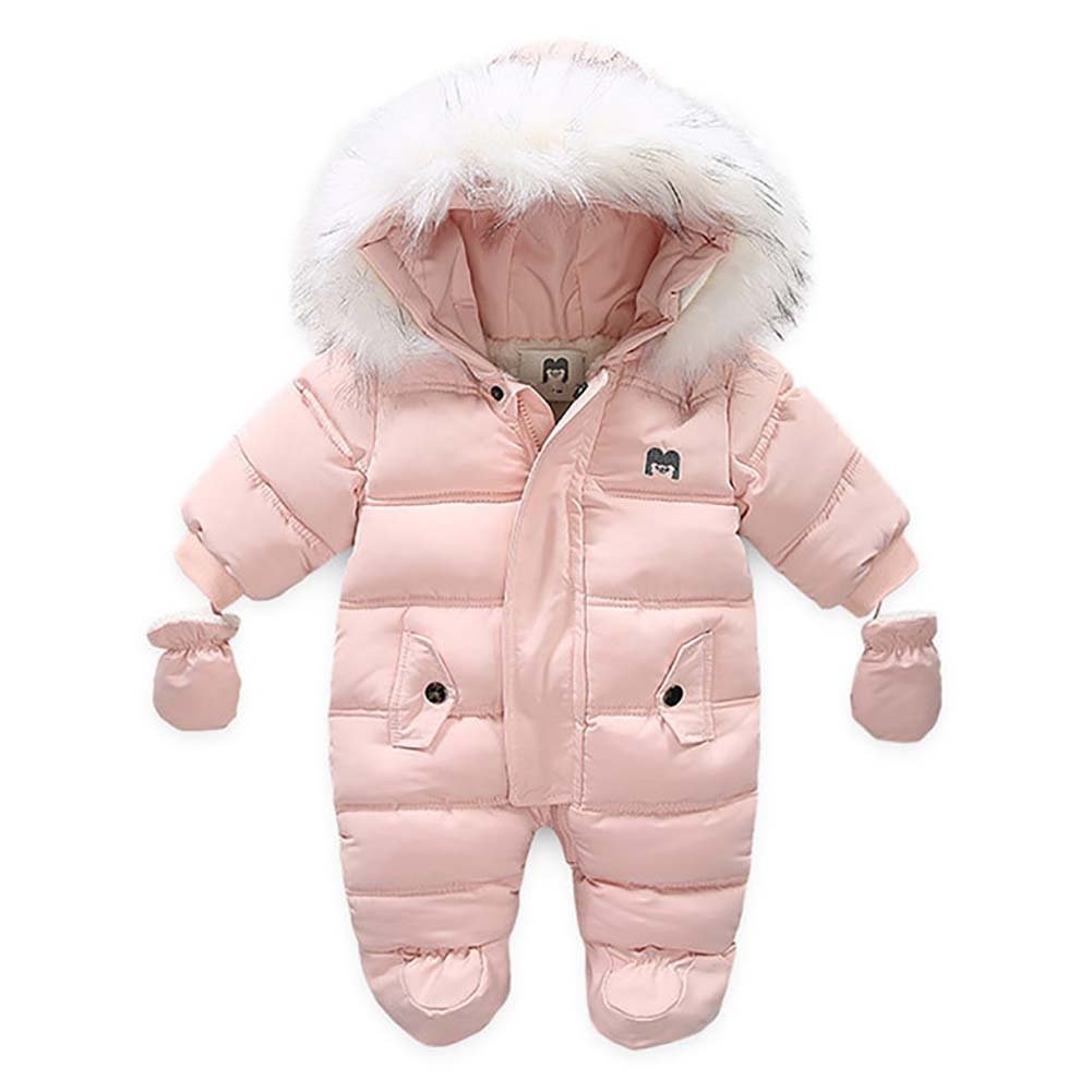 Winter Children Clothing Set Baby Boy Girl Clothes Warm Down Jacket Coat Jumpsuit Snowsuit Kids Parka Real Fur Overalls Overcoat