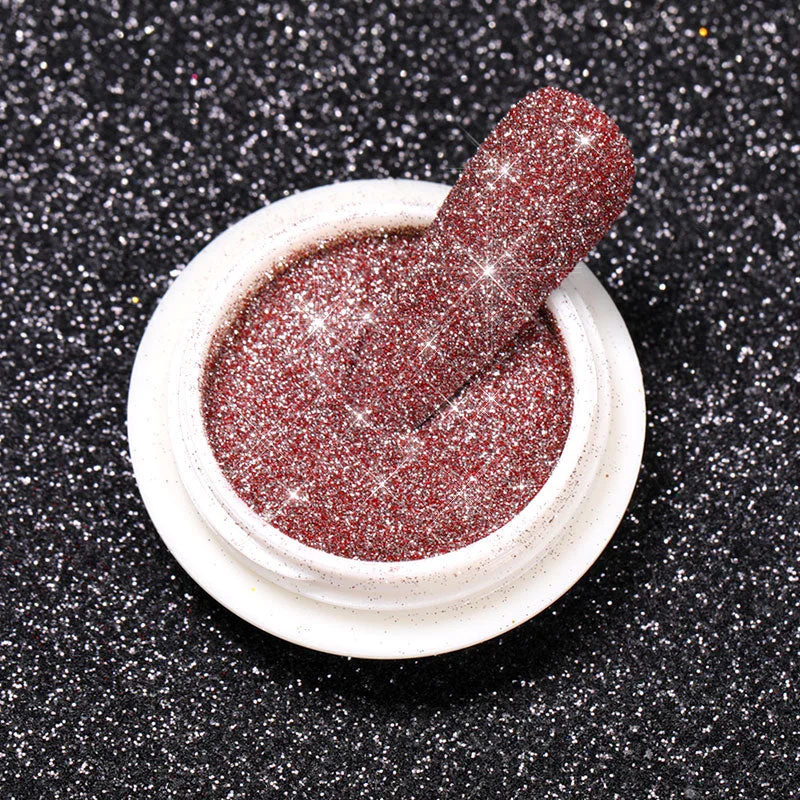 1Box Reflective Glitter Powder For Nails Iridescent Flakes Sequins Pigment Dust Manicures Decoration Chrome Pigment Polish Gel-Nail Inspo