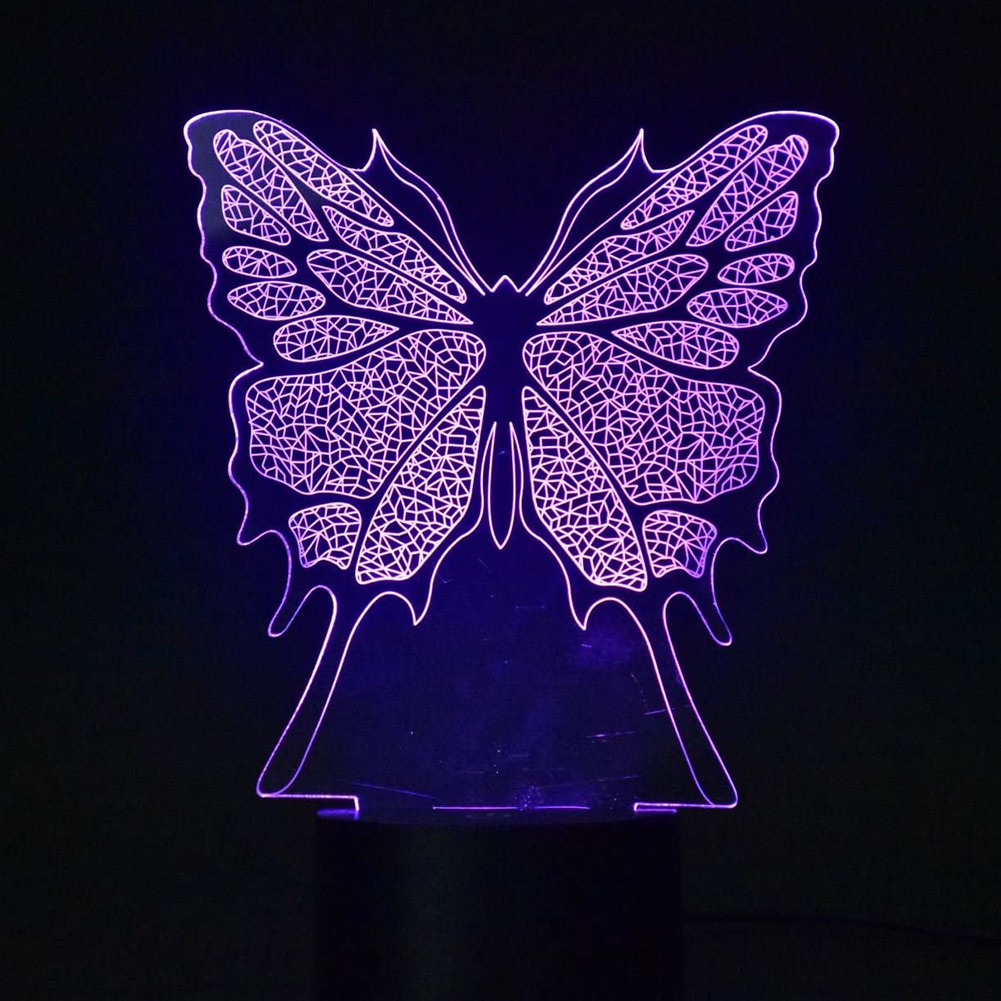 

Creative 3D Butterfly Touch Table Lamp, 501 Original