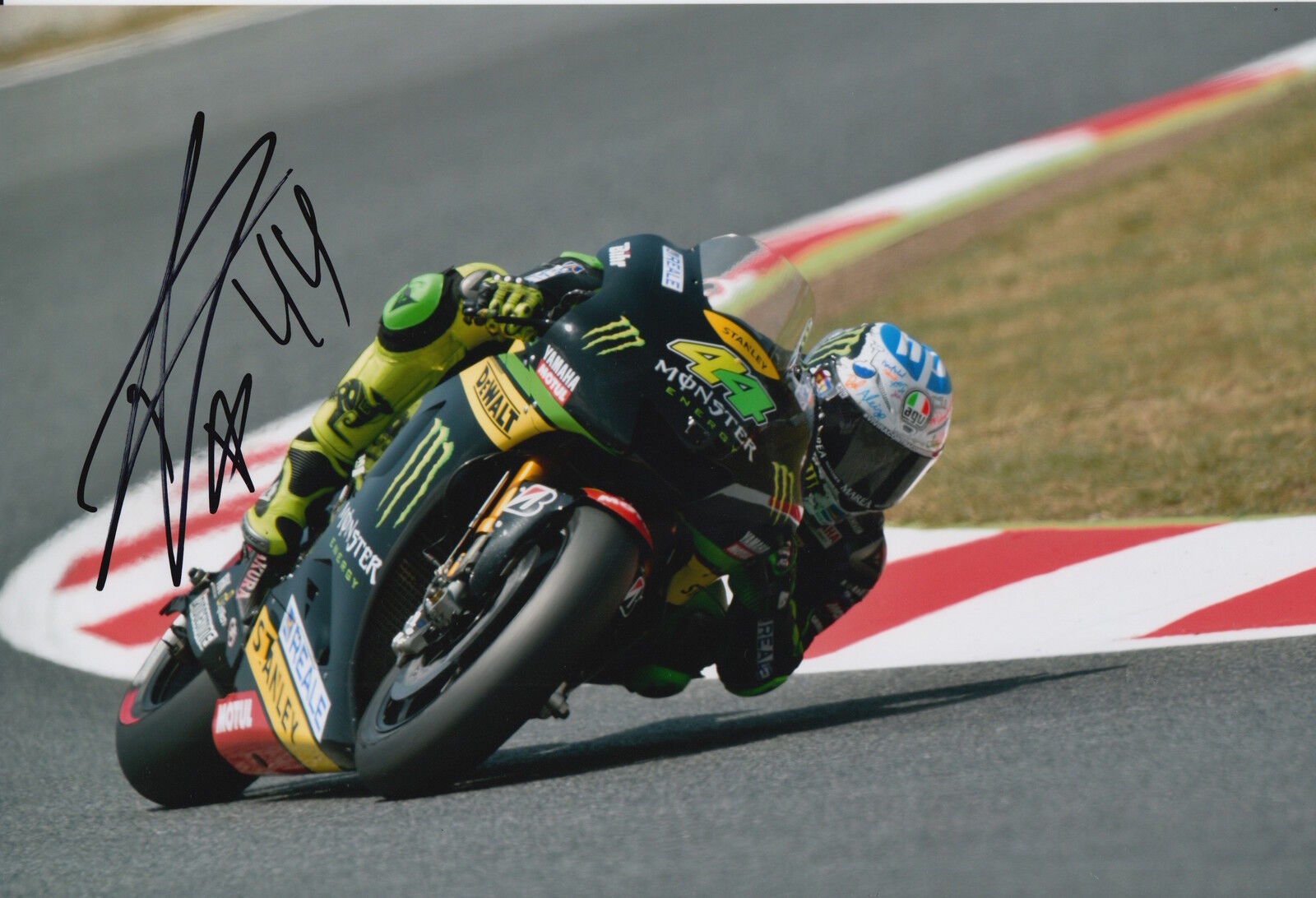 Pol Espargaro Hand Signed Monster Tech3 Yamaha 12x8 Photo Poster painting 2015 MotoGP 10.