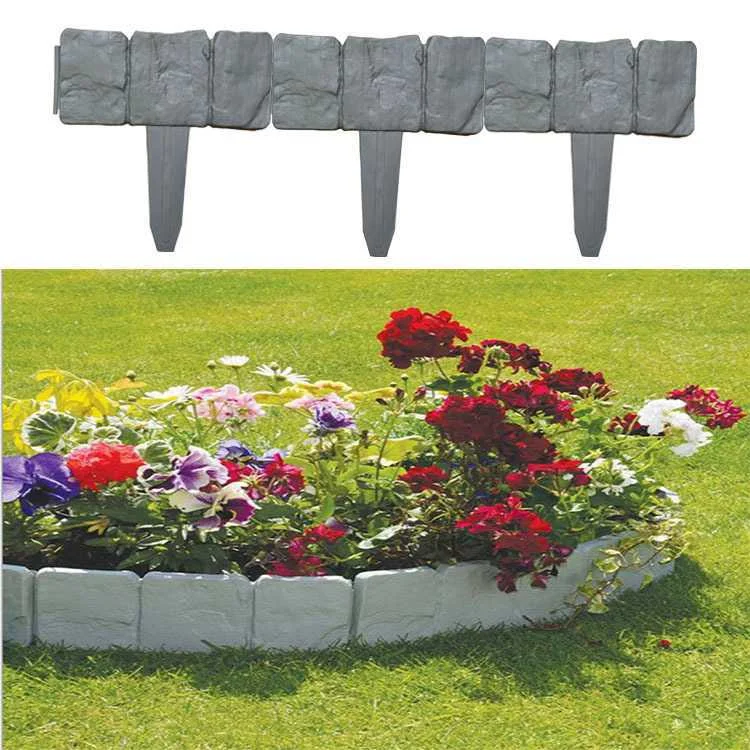 Imitation stone garden fence fence inserted ground fence