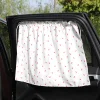 Car Sun Shield Floral Polka Dot Car Side Window Privacy Curtain