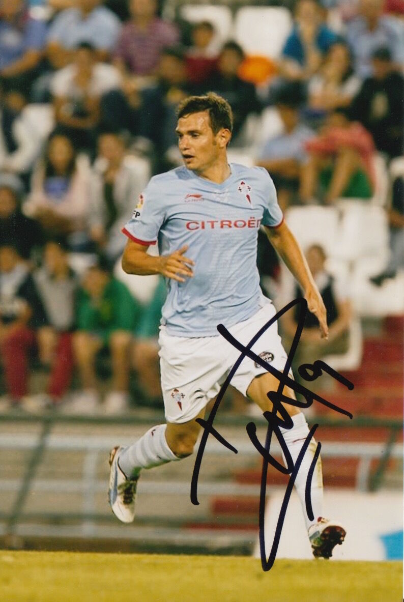 CELTA DE VIGO HAND SIGNED DAVID RODRIGUEZ SANCHEZ 6X4 Photo Poster painting 1.