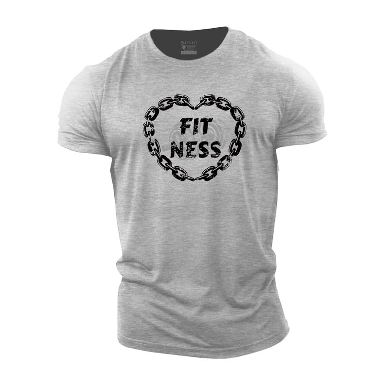 Cotton Fitness Graphic Workout Men's T-shirts tacday