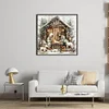 Nativity-11CT Stamped Cross Stitch 45*45cm/17.72*17.72in