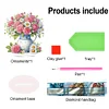 (US Local)Acrylic Special Shaped Rose Bouquet DIY Table Top Diamond Painting Ornament Kits
