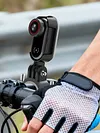 4K Ultra HD Cycling Dash Cam IP65 Waterproof Wearable Action Body Cam Magnetic Thumb Size Pov Camcorder for Cycling/Travel/Pet/Vlogging
