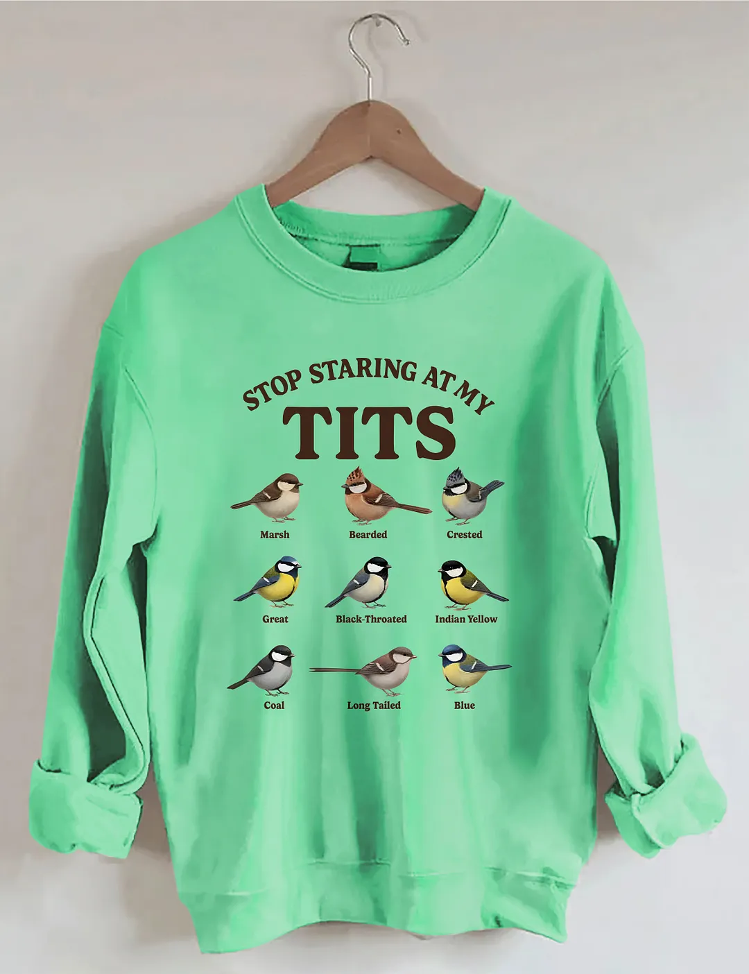 Stop Staring At My Tits Sweatshirt