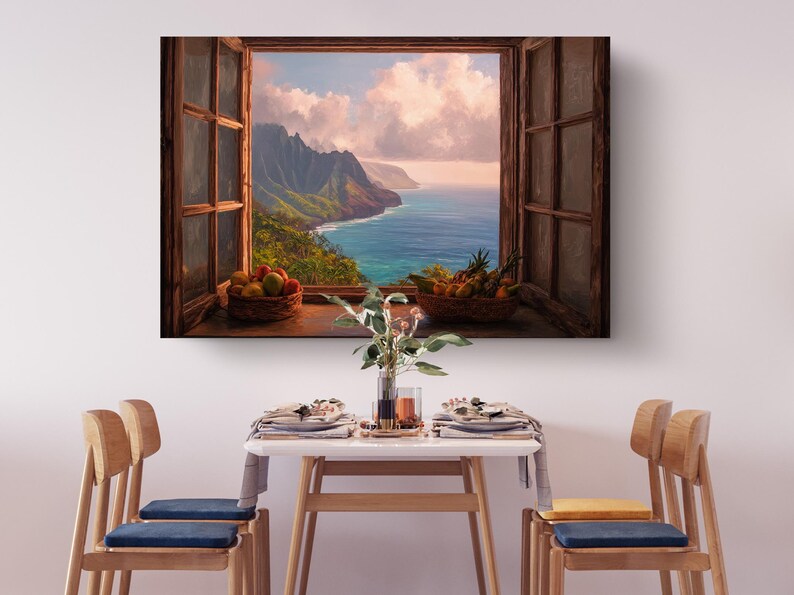 Hawaii Ocean Paradise Canvas Wall Art