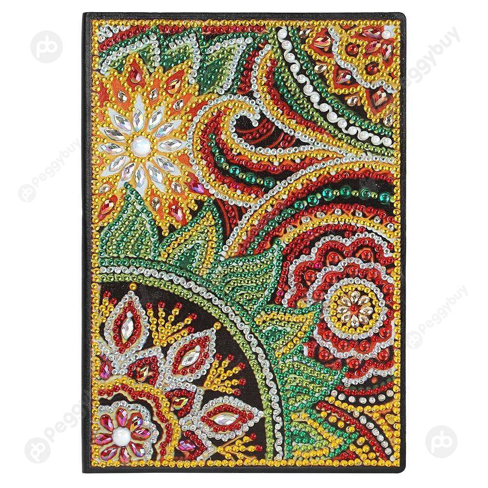 

Mandala-DIY Creative Diamond 50 Pages A5 Notebook, 501 Original
