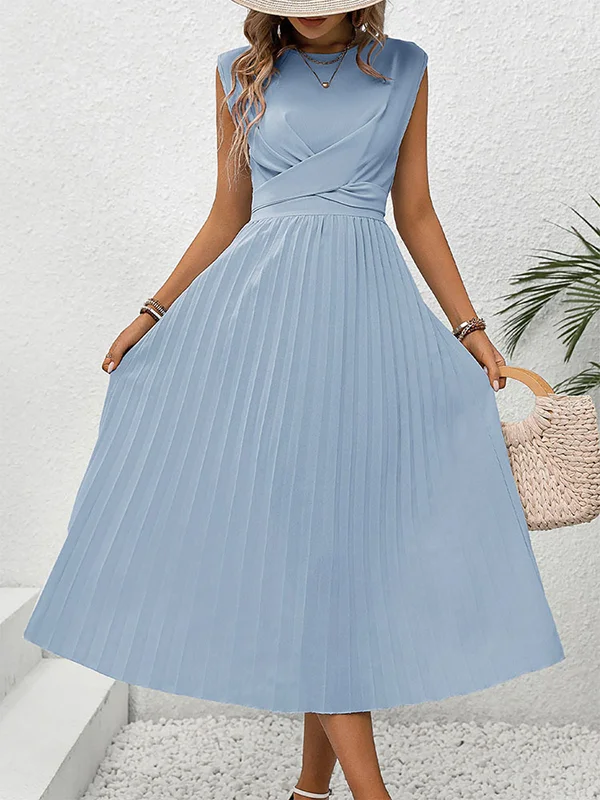 Raglan Sleeve Plaid Midi Dress