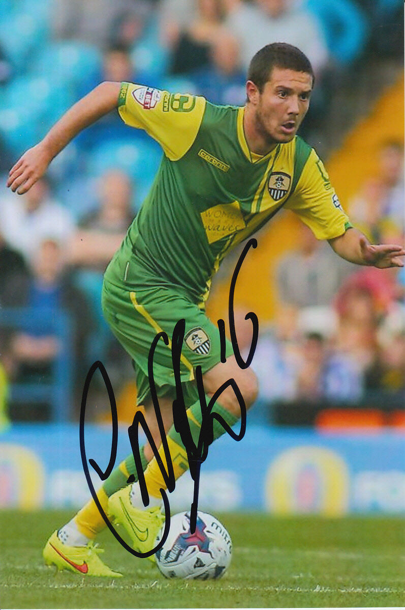 NOTTS COUNTY HAND SIGNED LIAM NOBLE 6X4 Photo Poster painting 7.
