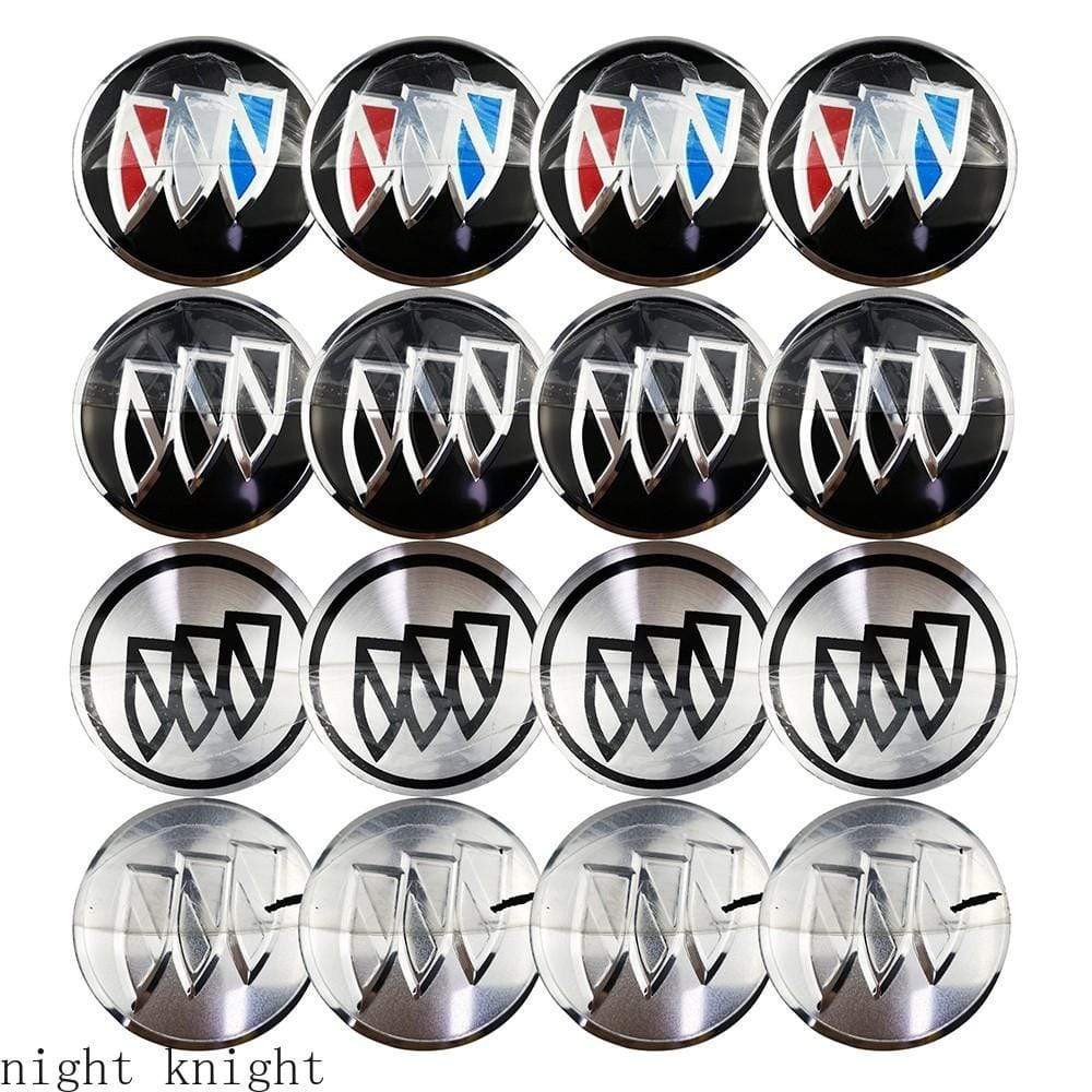 4PCS 56mm Buick Car Wheel Center Hub Cap Sticker Auto Tire Emblem Badge Decal voiturehub dxncar