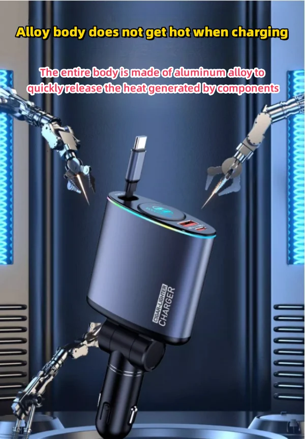 Car Mobile Phone Super Fast Charging Is Suitable For Various Models Of Car Fast Charging Heads