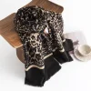 Autumn Winter Stylish Leopard Print Shawl Scarf