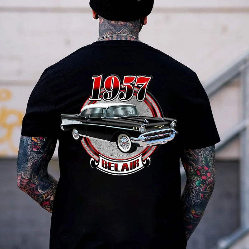 BEL AIR Classic Car Print Men's T-shirt