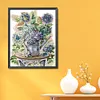 Hydrangea And Butterfly-14CT Stamped Cross Stitch 35*42cm/13.78*16.54in tapestrymarket