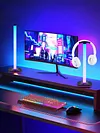 RGB Light Desktop Headphone Stand Anti Slip USB Support Over Ear Headset Holder