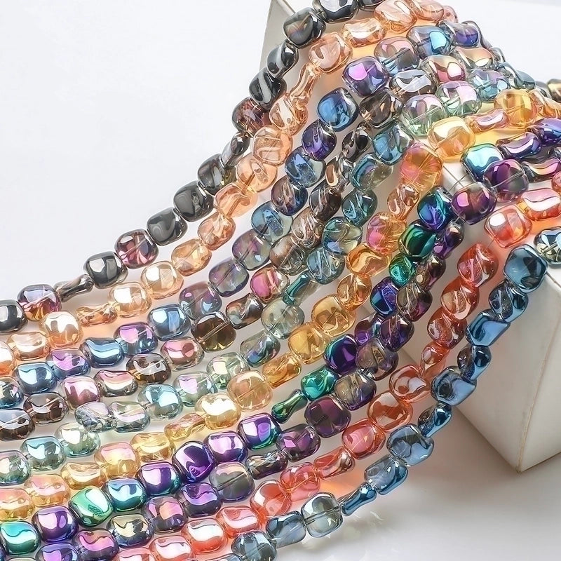 20 PCS/Package 12 * 5mm Glass Square Beads