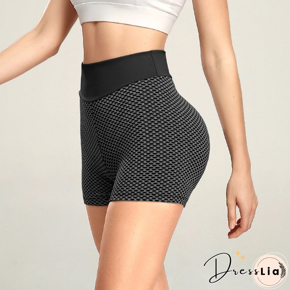 Workout Fitness Shorts Seamless Yoga Shorts Women High Waist Female Clothing Push Up Short Elasticity Breathable