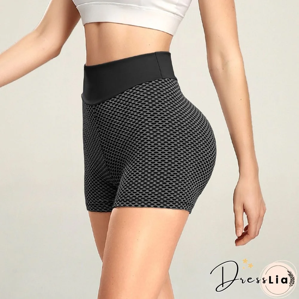 Workout Fitness Shorts Seamless Yoga Shorts Women High Waist Female Clothing Push Up Short Elasticity Breathable