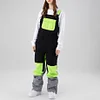 Women's High-performance Color-blocked Snow Salopettes by Inlyline