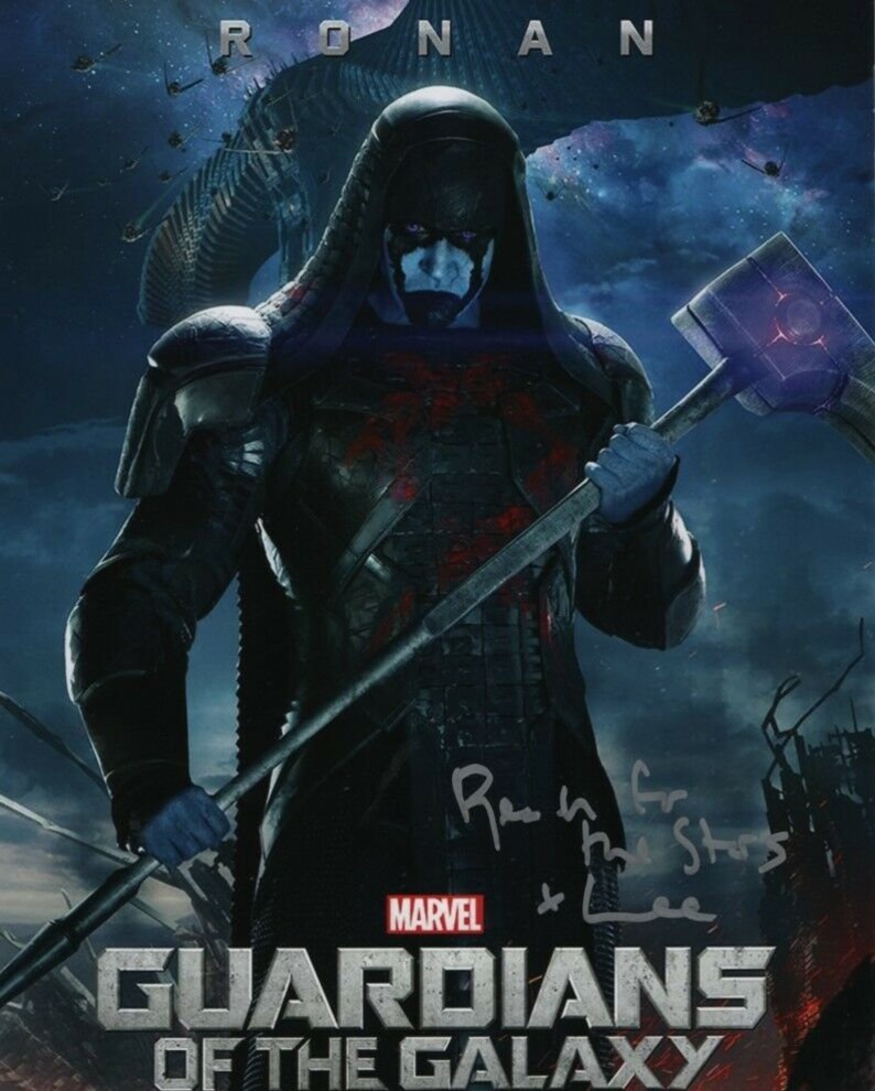 Lee pace signed autographed guardians of the galaxy ronan Photo Poster painting