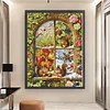 Four Seasons Squirrel Full Stamped Cross Stitch 11CT 3-Strand 50x67cm