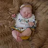 [New Series] 20" Asleep Reborn Girl Cute Truly Handmade Reborn Doll Named Dealin with Heatbeat Coos and Breath - RBBI-Myrebornbabydoll® Myrebornbabydoll®