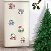 6Pcs Acrylic Christmas Snowman Diamond Painting Refrigerator Magnet for DIY Art