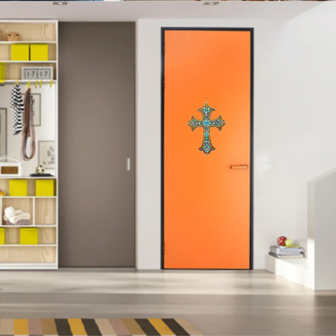 DIY Diamond Cross Home Decoration Pendant(Single Side)